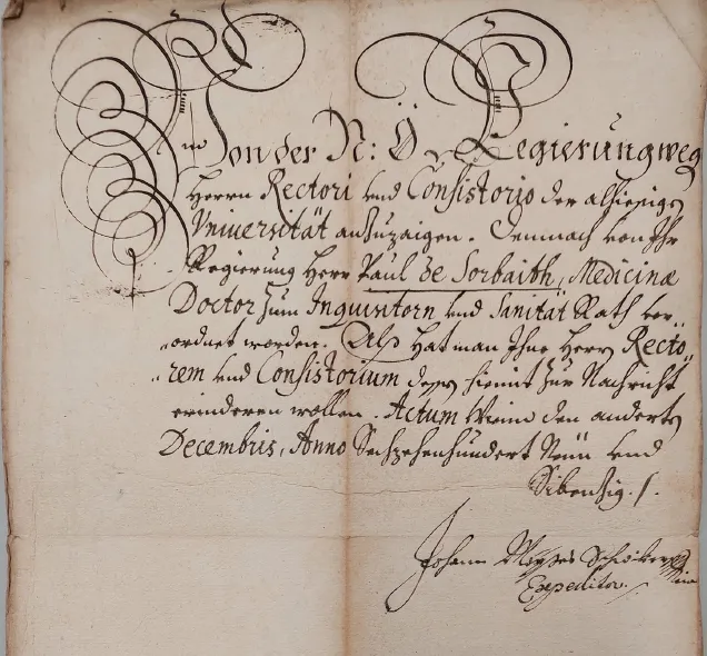 Ernennung zum Pestinquisitor