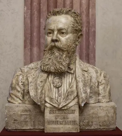 Büste von Wilhelm Ritter von Hartel (1839–1907), gestaltet von Georg Leisek