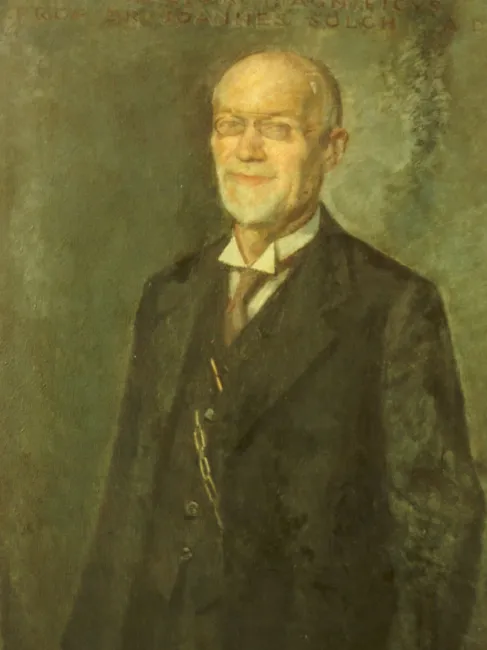 Johann Sölch als Rektor 1947/48