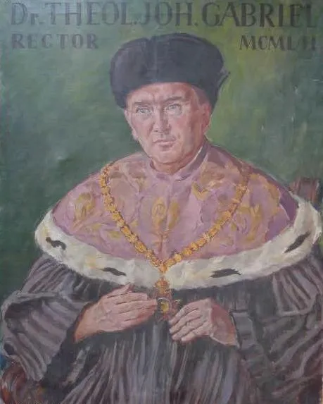 Johannes Gabriel (1896–1964) als Rektor 1950/51