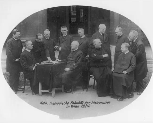 Die Professoren der Katholisch-theologischen Fakultät der Universität Wien, 1924