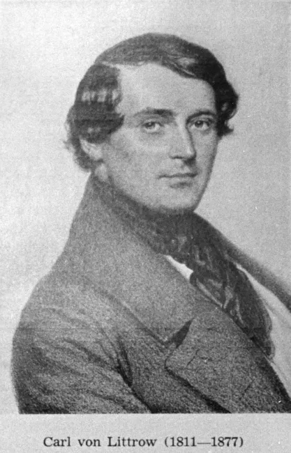 Karl Ludwig Littrow (1811–1877), Astronomie