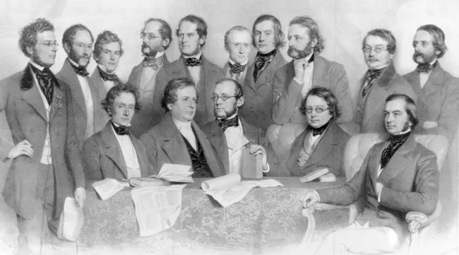 Das Professorenkollegium der Medizinischen Fakultät 1853