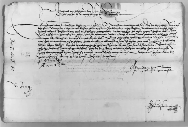 Königliches Reskript (1521), mit dem Georg Tannstetter von seiner Lektur dispensiert wird