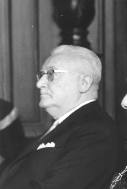 Erich Miksch bei der Verleihung der Ehrenbürgerschaft der Universität Wien