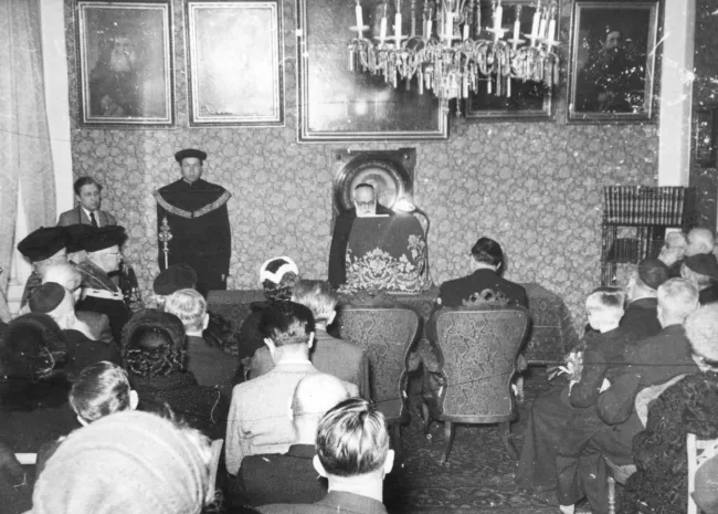 Verleihung des Ehrendoktorats der Philosophischen Fakultät an Pater Nerses Vardapit Akinian