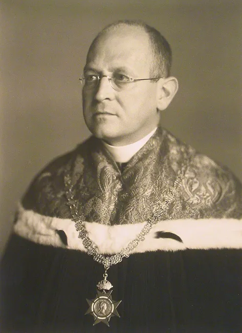 Ernst Tomek (1879–1954) als Rektor der Universität Wien