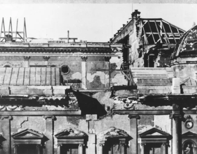 Universität Wien – Hauptgebäude, Bombenschäden