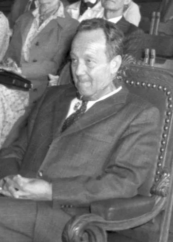 René Cheval bei der akademischen Feier anläßlich der Verleihung des Silbernen Ehrenzeichens der Universität Wien