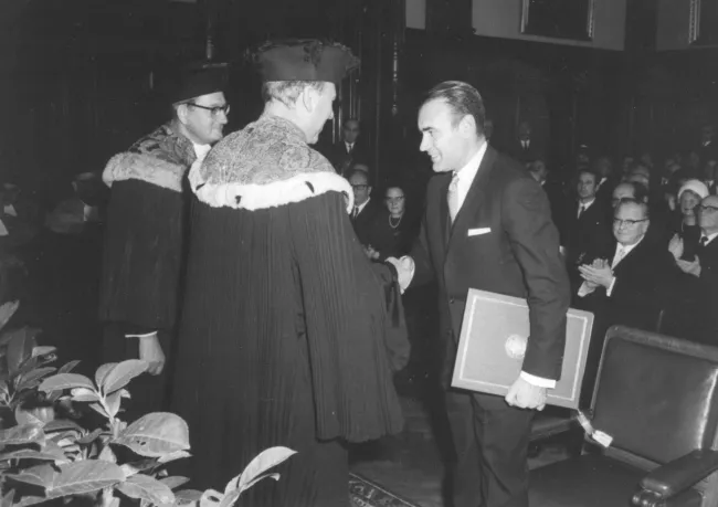 Verleihung des Titels Ehrensenator der Universität Wien an Anton Prskawetz