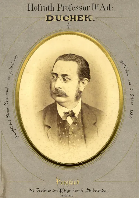Adalbert Duchek (1824–1882), Innere Medizin