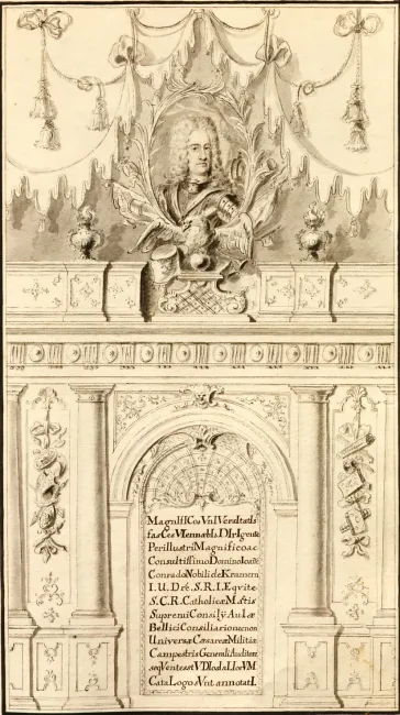 2. Rektorenblatt von Johannes Konrad von Kramern (Rektor 1723/24)