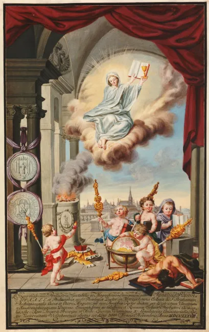 Rektorenblatt von Ignatius Staininger (1778/1779 Rektor)
