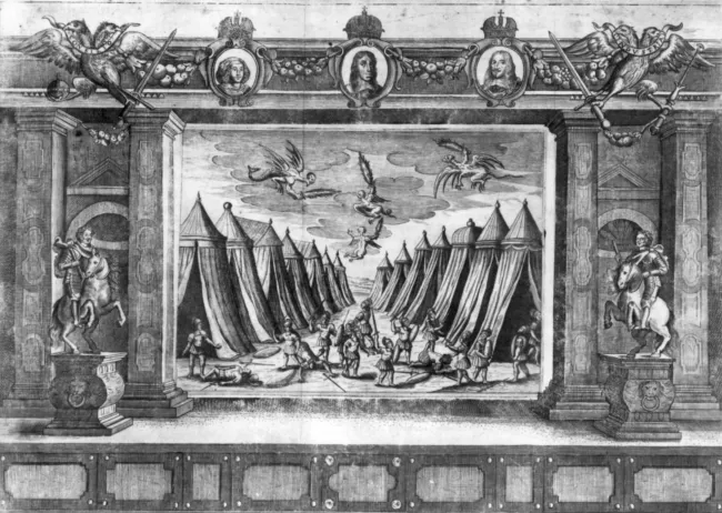Szenenbild aus „Pietas Victrix“ von Nikolaus Avancinus
