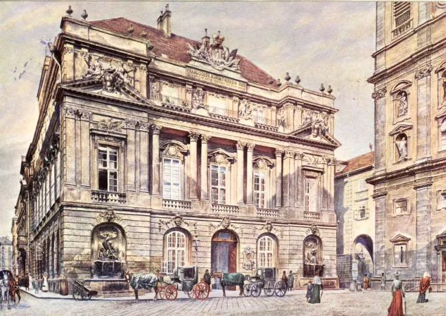 Die Neue Aula der Universität Wien (Österreichische Akademie der Wissenschaften) im Jahr 1903