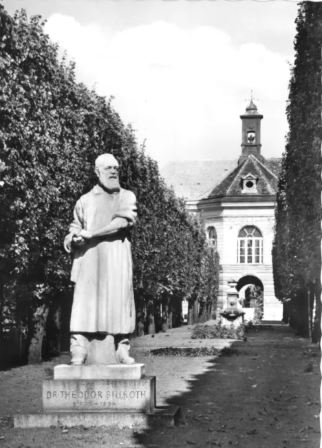 Denkmal für Theodor Billroth (1829–1894), errichtet 1944/1951 im Hof 1 des Alten Allgemeinen Krankenhauses