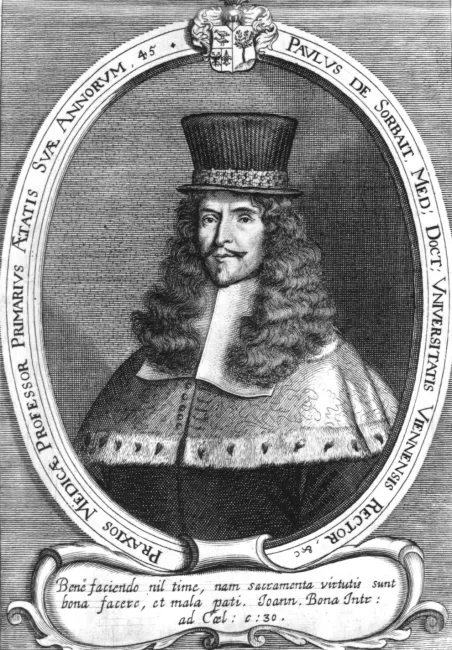 Paul de Sorbait (1624–1691), Medizin, Seuchenhygiene