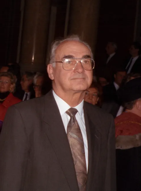 Hans Mayr bei der Verleihung der Ehrensenatorwürde der Universität Wien