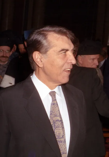 Helmut Zilk bei der Verleihung der Ehrensenatorwürde der Universität Wien