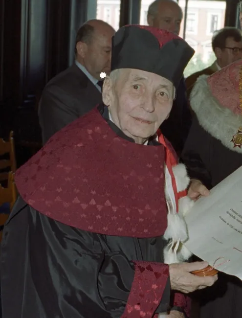 Günther Beitzke bei der Verleihung des Ehrendoktorats der Universität Wien