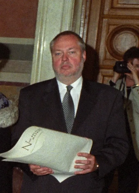 Johann Benke bei der Verleihung der Ehrenbürgerschaft der Universität Wien