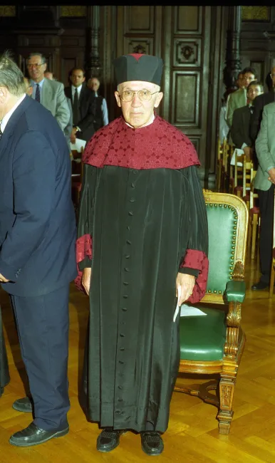 Reuven Yaron (1924–2014) bei der Verleihung des Ehrendoktorats 1999