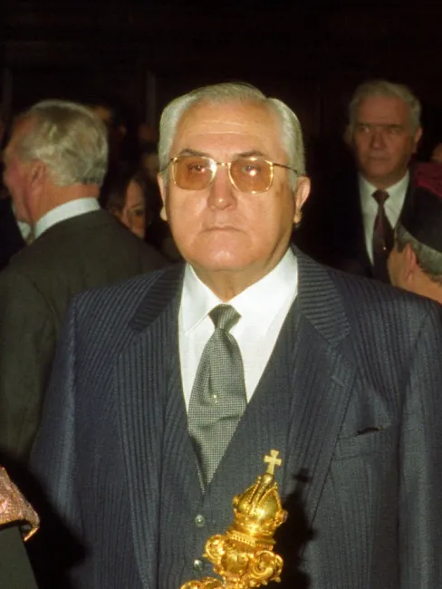 Herbert Paulhart bei der Verleihung des Ehrenbürgertitels der Universität Wien
