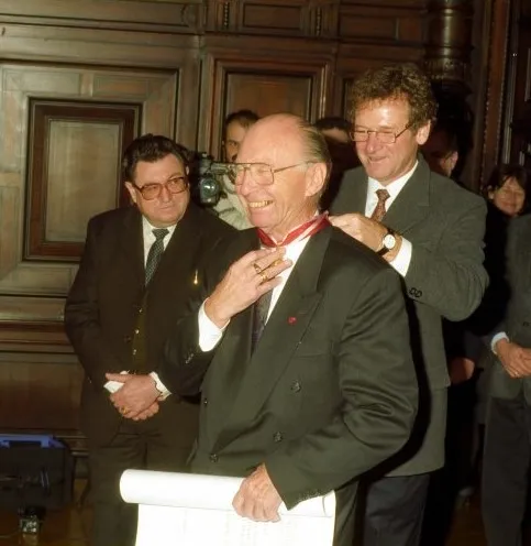 Heinz Goerke bei der Verleihung des Ehrenzeichens der Universität Wien