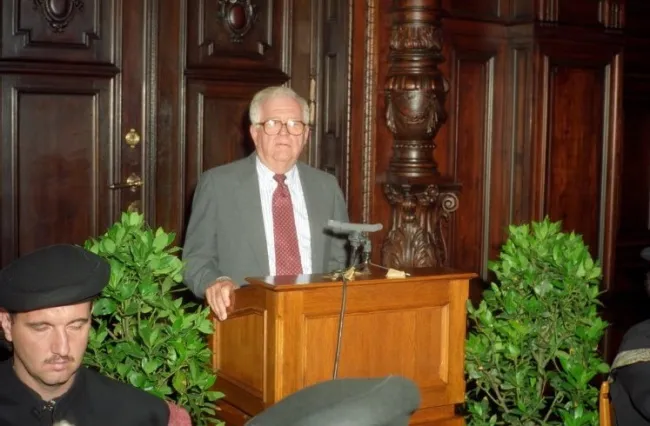 Eugene Braunwald bei der Verleihung des Ehrendoktorats der Universität Wien