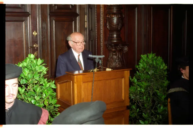 Henry Rappaport bei der Verleihung des Ehrendoktorats der Universität Wien