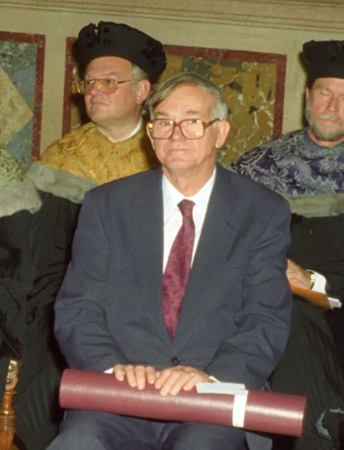 Paul Åström bei der Verleihung des Ehrendoktorats der Universität Wien