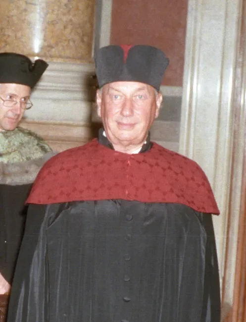John Vane bei der Verleihung des Ehrendoktorats der Universität Wien