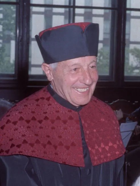 Ernst Pulgram bei der Verleihung des Ehrendoktorats der Universität Wien