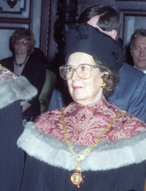 Ingeborg Gampl als Dekanin der Rechtswissenschaftlichen Fakultät der Universität Wien