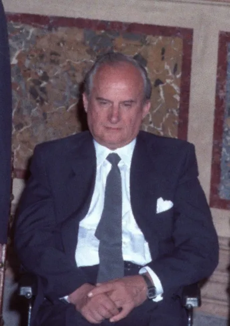 Alois Miksch bei der Verleihung des Ehrenzeichens der Universität Wien