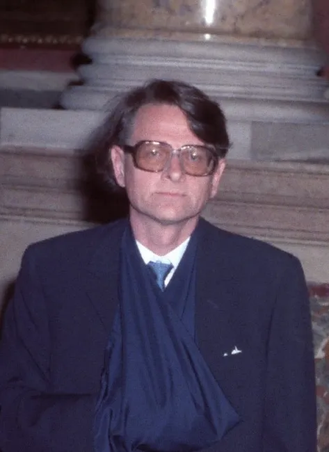 Heinrich Geuder bei der Verleihung des Ehrenzeichens der Universität Wien