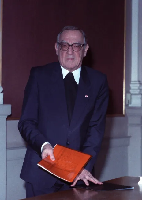 Walter Kornfeld bei einer akademischen Feier