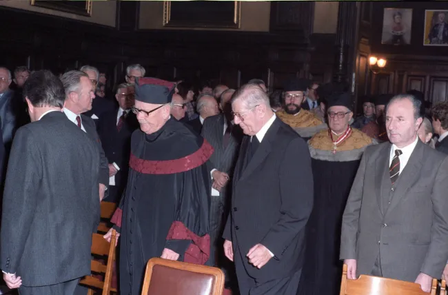 Ehrensenatoren u.a. Ehrengäste bei der Ernennung von Peter Henn zum Ehrenbürger der Universität Wien