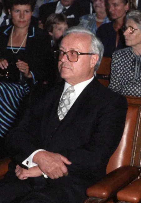 Karl Gruber bei der Ernennung zum Ehrenbürger der Universität Wien