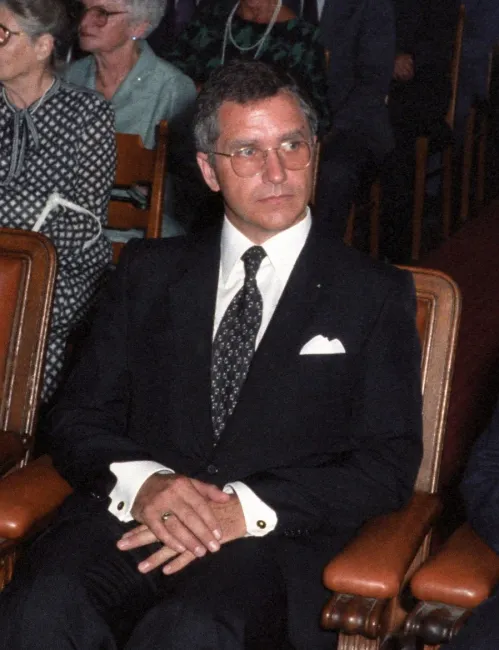 Anton Hilscher bei der Ernennung zum Ehrenbürger der Universität Wien