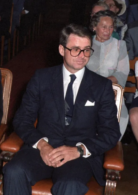 Franz Stein bei der Ernennung zum Ehrenbürger der Universität Wien