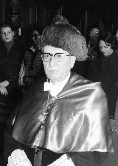 Luis Legaz y Lacambra bei der Verleihung des Ehrendoktorats der Universität Wien