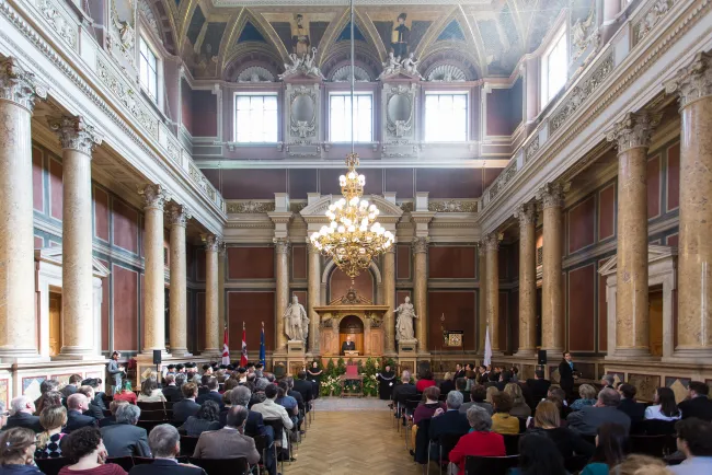 Promotion sub auspiciis im großen Festsaal der Universität Wien im Rahmen des Dies Academicus der Universität Wien 2014