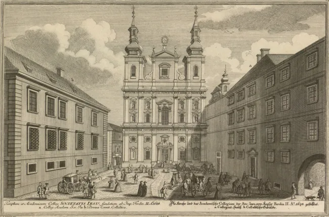 Jesuitenkirche und Akademisches Kolleg („Collegium Academicum Viennense Societatis Jesu“)