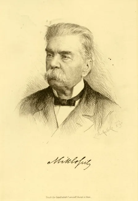 Franz von Miklosich (1813–1891), slawische Literatur und Philologie