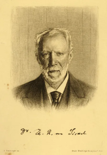 Theodor von Sickel (1826–1908), Geschichte