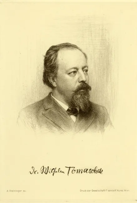 Wilhelm Tomaschek (1841–1901), Geographie