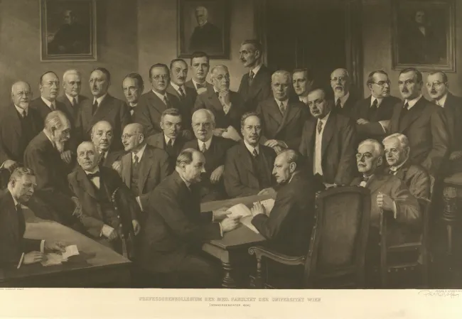 Das Professorenkollegium der Wiener medizinischen Fakultät, Sommersemester 1936