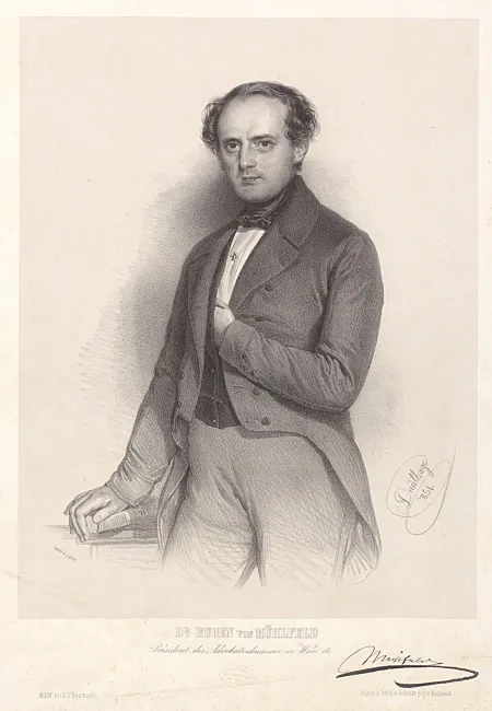 Karl Eugen Megerle Edler von Mühlfeld (1810–1868), Rechtswissenschaften