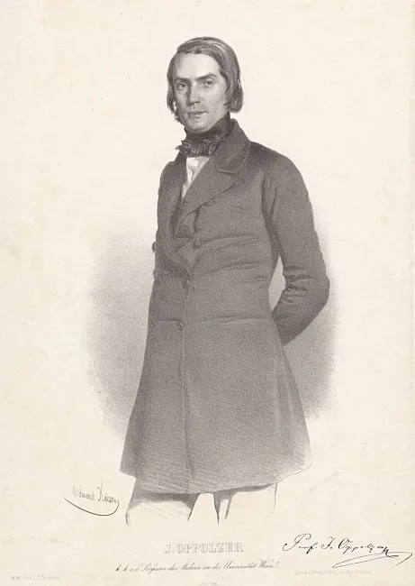 Johann Ritter von Oppolzer (1808–1871), Pathologie